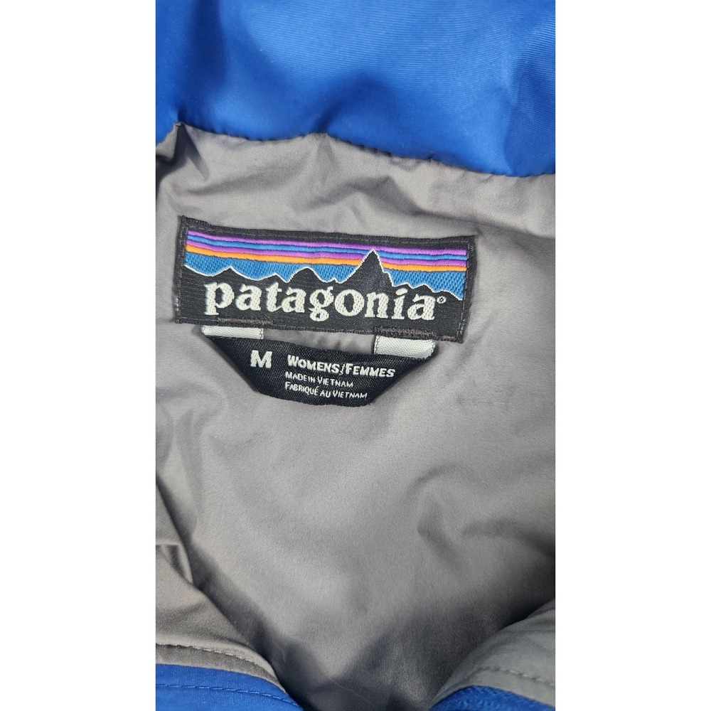 Patagonia Quilted Blue Jacket Women's Size M - Picture 4 of 7